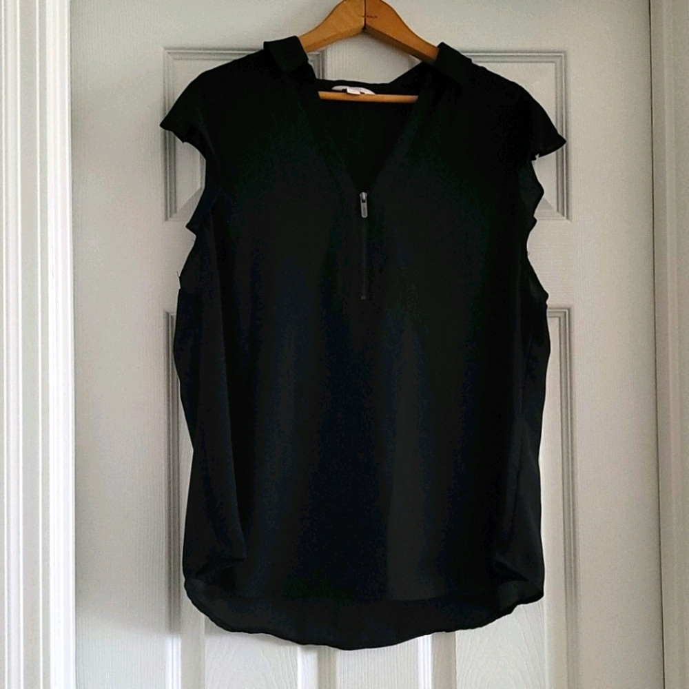 Candies Sheer Black Top